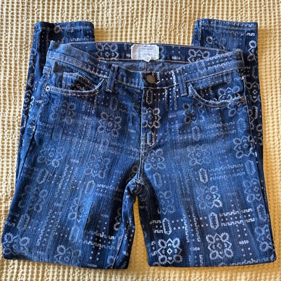NWOT 💙 Current/Elliott stiletto bandana jeans - Size 30 - Picture 2 of 10